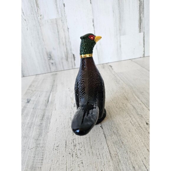 Vintage Avon pheasant decanter aftershave oland old stock new bird glass - Picture 6 of 8
